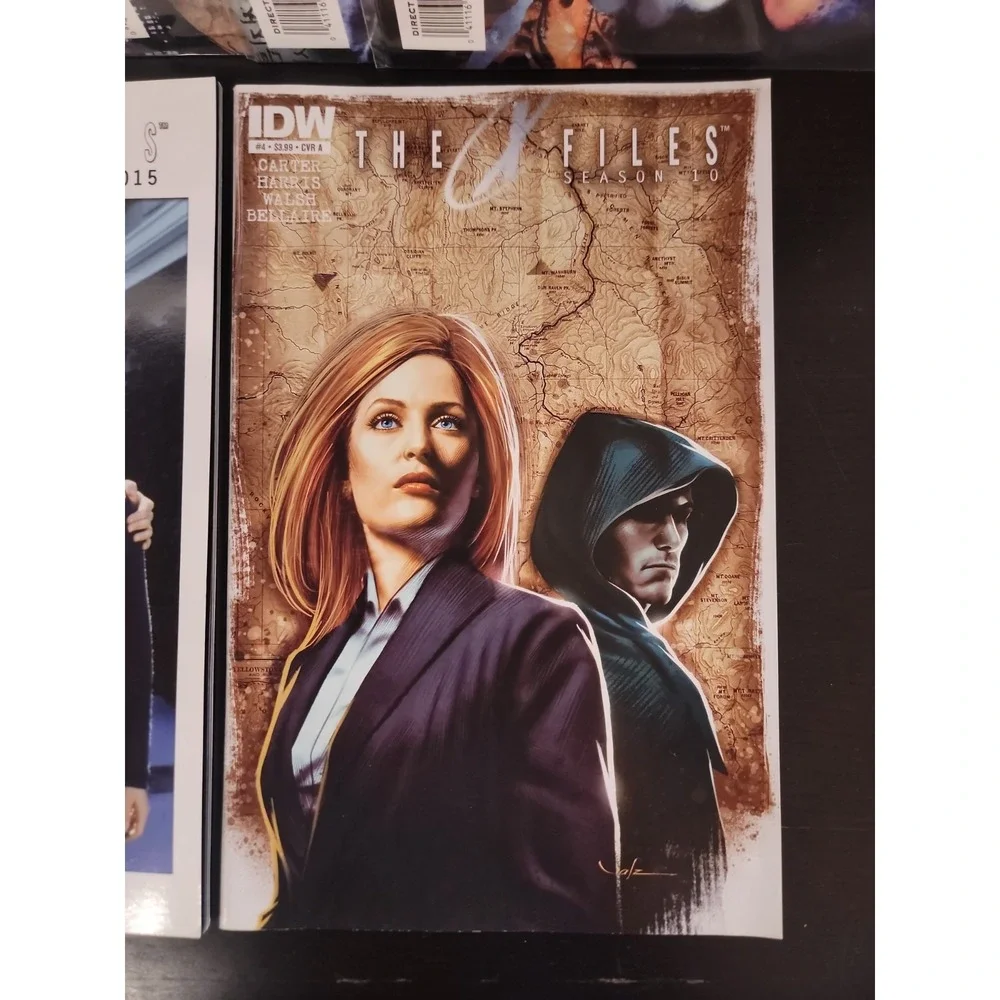 Lot of 8 X-Files Comics Topps 7 8 9 10 11 12 Full Run IDW Annual 2015 NM PICS!